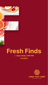 Fresh Finds Facebook story Image Preview
