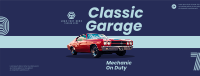 Classic Garage Facebook Cover Design