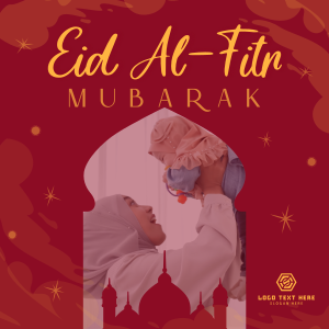 Joyous Eid Al-Fitr Instagram post Image Preview