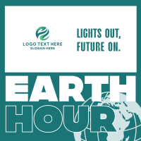 Earth Hour Movement Linkedin Post Image Preview