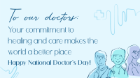 Medical Doctors Lineart Animation Image Preview