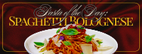 Retro Pasta of the Day Facebook Cover Image Preview