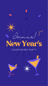 New Year Countdown Instagram story Image Preview