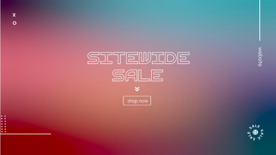 Gradient Sale Facebook event cover Image Preview