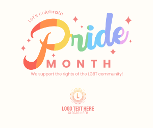 Love Pride Facebook post