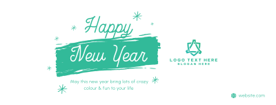 New Year Greet Facebook cover Image Preview