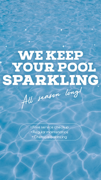Sparkling Pool Services YouTube short Image Preview