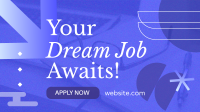 Apply your Dream Job Facebook event cover Image Preview