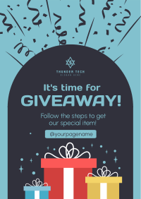 Giveaway Winner Poster Image Preview