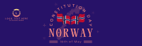 Norway National Day Twitter Header Design