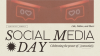 Modern Social Media Day Facebook Event Cover Design