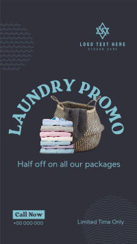 Laundry Delivery Promo TikTok video Image Preview