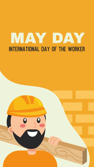Construction May Day Instagram story Image Preview