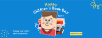 Cute Books Facebook cover Image Preview