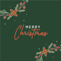 Christmas Greeting Instagram Post Design
