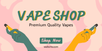 Premium Vapes Twitter post Image Preview