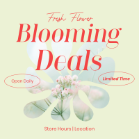 Fresh Flower Deals Instagram Post Design