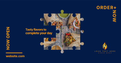 Food Puzzle Facebook ad Image Preview