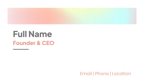 Like Holo Business Card Design Image Preview