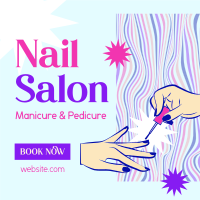 Groovy Nail Salon Linkedin Post Image Preview