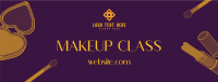 Beginner Makeup Class Facebook Cover Design