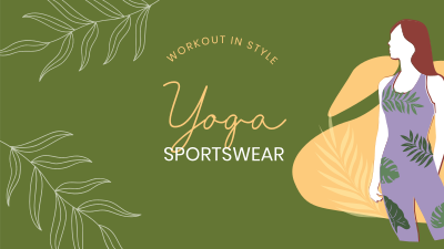 Yoga Sportswear YouTube cover (channel art) Image Preview