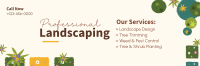 Professional Landscaping Twitter header (cover) Image Preview