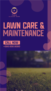 Clean Lawn Care Facebook Story Design