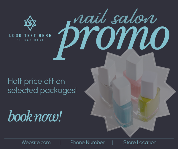 Salon You Later Facebook Post Design