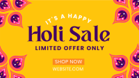 Holi Day Facebook event cover Image Preview