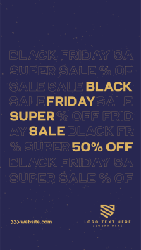 Black Friday Sale Facebook story Image Preview