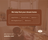 What's Your Dream Home Facebook post Image Preview