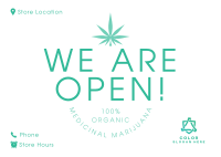 Cannabis Shop Postcard Image Preview