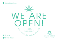 Cannabis Shop Postcard Image Preview