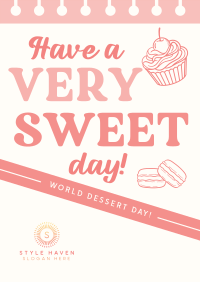 Sweet Dessert Day Poster Image Preview