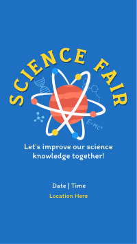Science Fair Event Facebook story Image Preview