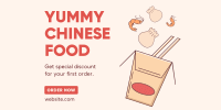 Asian Food Delivery Twitter post Image Preview