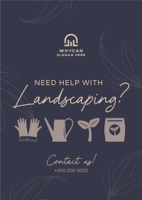 Minimalist Landscaping Poster Image Preview