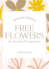Free Flowers For You! Flyer Image Preview