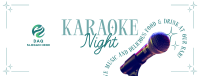Karaoke Bar Facebook Cover Design