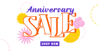 Hippie Anniversary Sale Facebook ad Image Preview