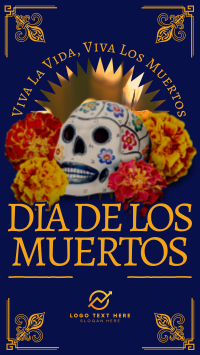 Elegant Dia De Muertos Facebook Story Design