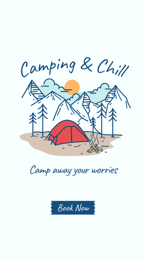 Camping and Chill Facebook story Image Preview