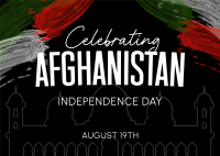 Afghanistan Independence Day Postcard Image Preview