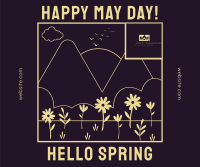 Spring Concept Facebook Post Design