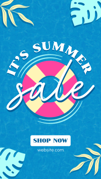 Summertime Sale Facebook Story Design