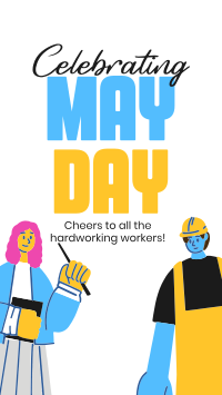 Celebrating May Day Instagram story Image Preview