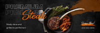 Premium Steak Order Twitter header (cover) Image Preview