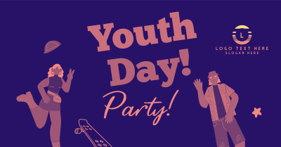 Youth Party Facebook ad Image Preview