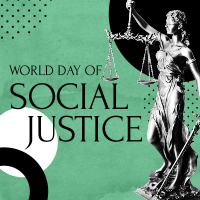 World Day Of Social Justice Instagram Post Design
